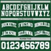 Custom Reversible Green White-Gray Double Side Sublimation Basketball Suit Jersey
