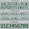 Custom Reversible Green White-Gray Double Side Sublimation Basketball Suit Jersey