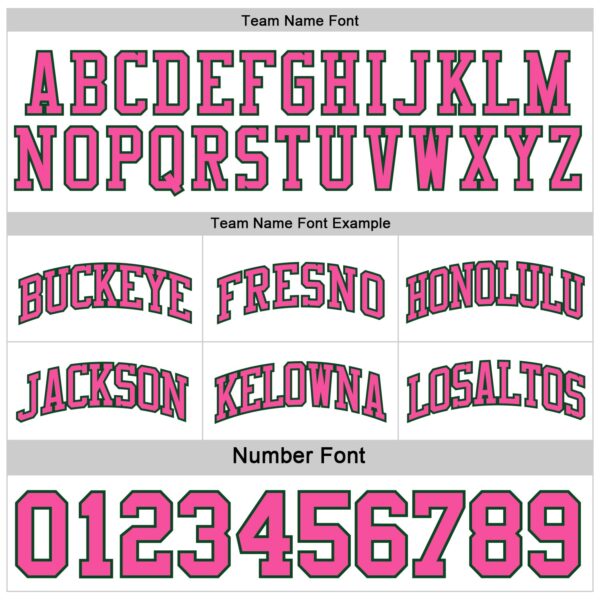 Custom Reversible Green Pink-White Double Side Sublimation Basketball Suit Jersey