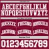 Custom Reversible Maroon White Double Side Sublimation Basketball Suit Jersey