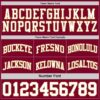 Custom Reversible Maroon White-Old Gold Double Side Sublimation Basketball Suit Jersey