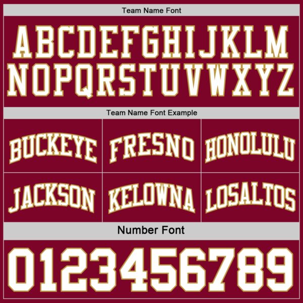 Custom Reversible Maroon White-Old Gold Double Side Sublimation Basketball Suit Jersey