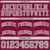 Custom Reversible Maroon Gray-White Double Side Sublimation Basketball Suit Jersey