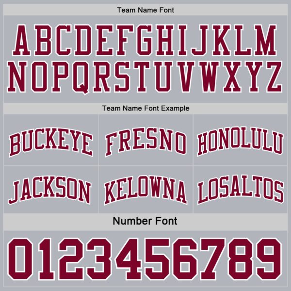 Custom Reversible Maroon Gray-White Double Side Sublimation Basketball Suit Jersey