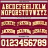 Custom Reversible Maroon White-Gold Double Side Sublimation Basketball Suit Jersey