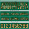 Custom Reversible Kelly Green Old Gold-Black Double Side Sublimation Basketball Suit Jersey