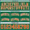 Custom Reversible Kelly Green Orange-White Double Side Sublimation Basketball Suit Jersey