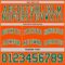 Custom Reversible Kelly Green Orange-White Double Side Sublimation Basketball Suit Jersey