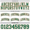 Custom Reversible Kelly Green White-Orange Double Side Sublimation Basketball Suit Jersey