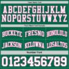 Custom Reversible Kelly Green White-Pink Double Side Sublimation Basketball Suit Jersey