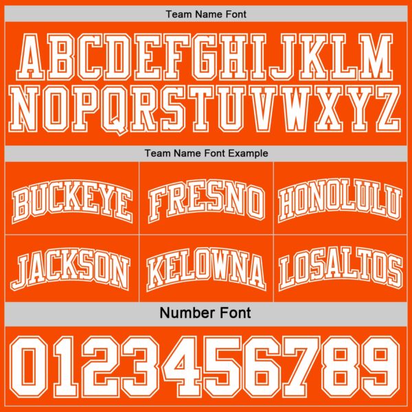 Custom Reversible Orange White Double Side Sublimation Basketball Suit Jersey