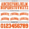 Custom Reversible Orange White Double Side Sublimation Basketball Suit Jersey