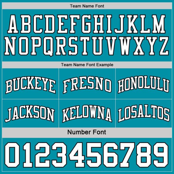 Custom Reversible Teal White-Black Double Side Sublimation Basketball Suit Jersey