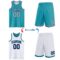 Custom Reversible Teal Gray-Navy Double Side Sublimation Basketball Suit Jersey