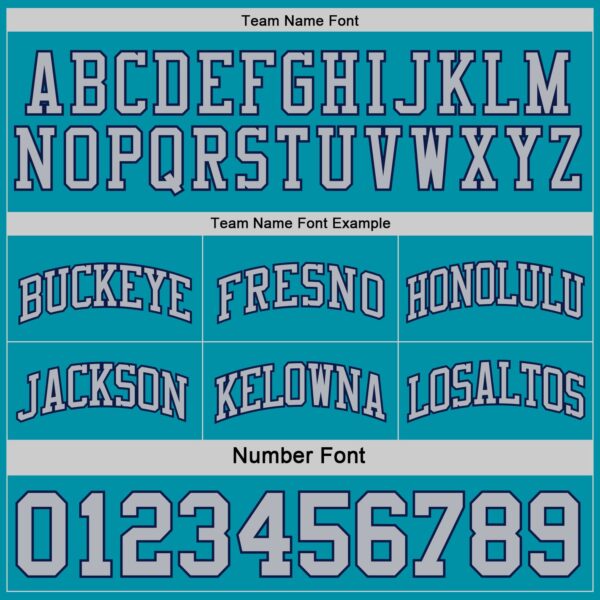 Custom Reversible Teal Gray-Navy Double Side Sublimation Basketball Suit Jersey