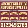 Custom Reversible Burgundy White-Gold Double Side Sublimation Basketball Suit Jersey