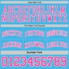 Custom Reversible Pink White-Sky Blue Double Side Sublimation Basketball Suit Jersey