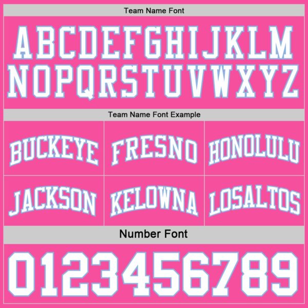 Custom Reversible Pink White-Light Blue Double Side Sublimation Basketball Suit Jersey