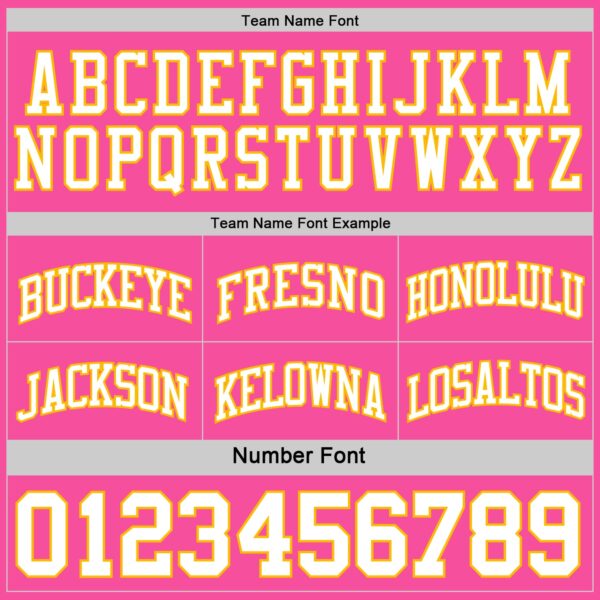 Custom Reversible Pink White-Gold Double Side Sublimation Basketball Suit Jersey