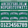 Custom Reversible Kelly Green White-Purple Double Side Sublimation Basketball Suit Jersey