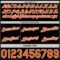 Custom Reversible Black Orange-White Double Side Star Sublimation Basketball Suit Jersey