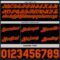 Custom Reversible Black Orange Double Side Star Sublimation Basketball Suit Jersey