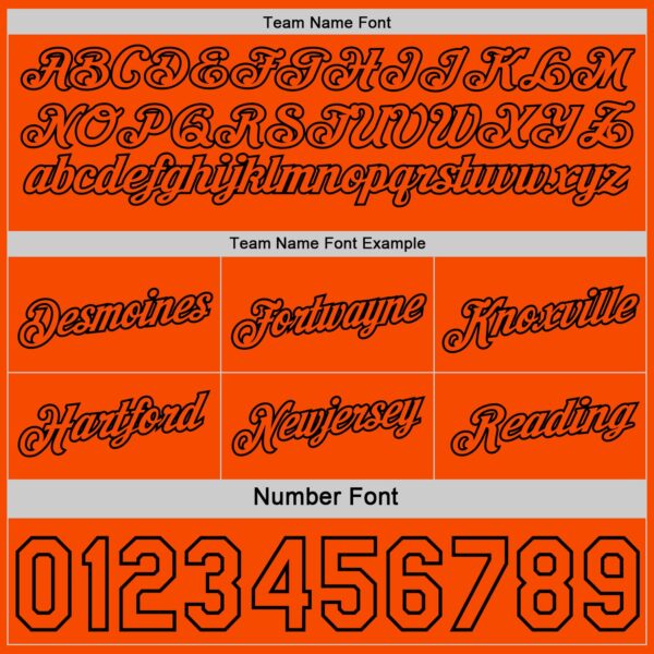 Custom Reversible Black Orange Double Side Star Sublimation Basketball Suit Jersey