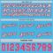 Custom Reversible Black Pink-Sky Blue Double Side Star Sublimation Basketball Suit Jersey