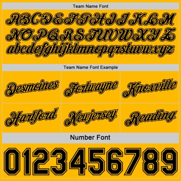 Custom Reversible Black Gold Double Side Star Sublimation Basketball Suit Jersey