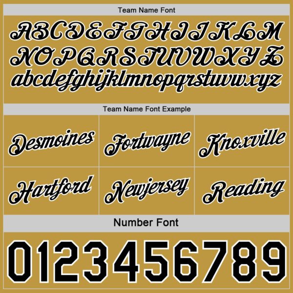 Custom Reversible Black Old Gold-White Double Side Star Sublimation Basketball Suit Jersey