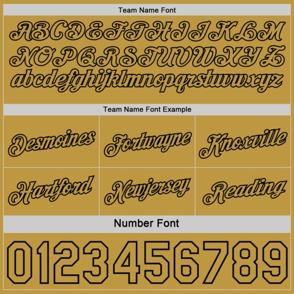 Custom Reversible Black Old Gold Double Side Star Sublimation Basketball Suit Jersey