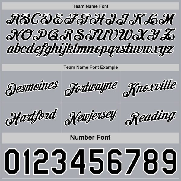 Custom Reversible Black Gray-White Double Side Star Sublimation Basketball Suit Jersey