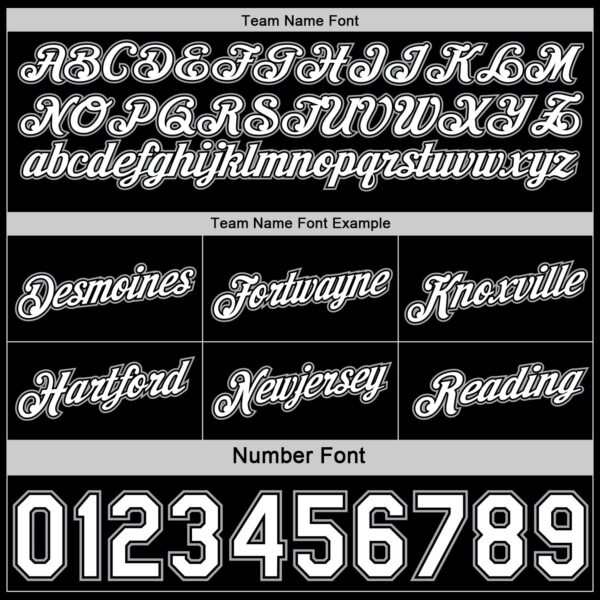 Custom Reversible Black White-Gray Double Side Star Sublimation Basketball Suit Jersey