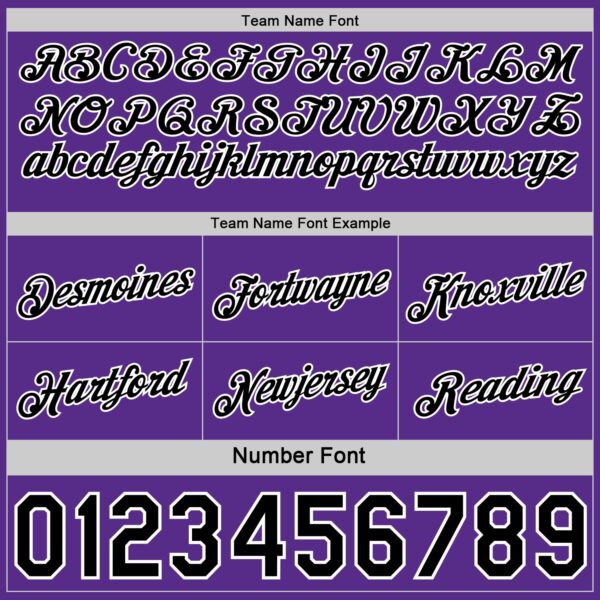 Custom Reversible Black Purple-White Double Side Star Sublimation Basketball Suit Jersey