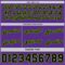 Custom Reversible Black Purple-Neon Green Double Side Star Sublimation Basketball Suit Jersey
