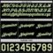 Custom Reversible Black Cream-Green Double Side Star Sublimation Basketball Suit Jersey