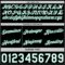 Custom Reversible Black White-Kelly Green Double Side Star Sublimation Basketball Suit Jersey
