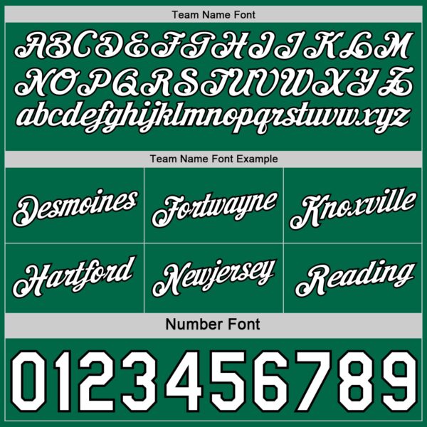 Custom Reversible Black White-Kelly Green Double Side Star Sublimation Basketball Suit Jersey