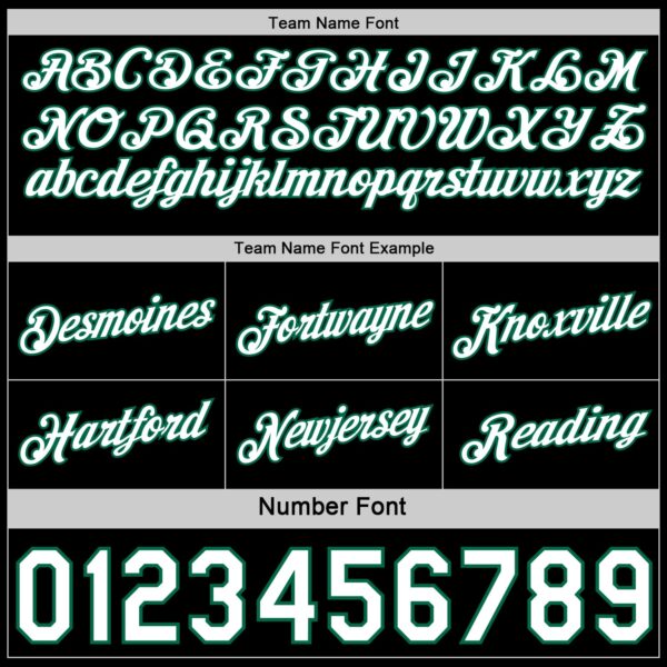 Custom Reversible Black White-Kelly Green Double Side Star Sublimation Basketball Suit Jersey