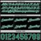 Custom Reversible Black Kelly Green-White Double Side Star Sublimation Basketball Suit Jersey