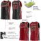 Custom Reversible Black Crimson-Cream Double Side Star Sublimation Basketball Suit Jersey
