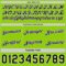 Custom Reversible Black White-Neon Green Double Side Star Sublimation Basketball Suit Jersey