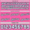 Custom Reversible Black Pink-Teal Double Side Star Sublimation Basketball Suit Jersey