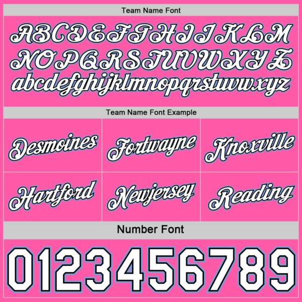 Custom Reversible Black Pink-Lakes Blue Double Side Star Sublimation Basketball Suit Jersey