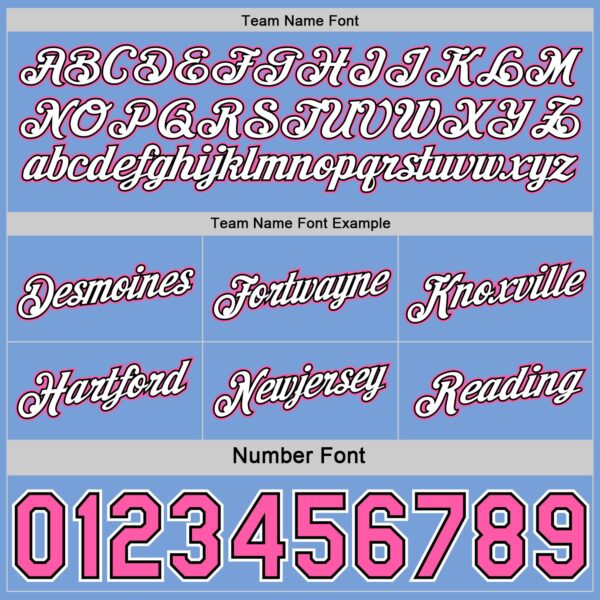 Custom Reversible Black Pink-Lakes Blue Double Side Star Sublimation Basketball Suit Jersey