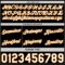 Custom Reversible Black White-Bay Orange Double Side Star Sublimation Basketball Suit Jersey
