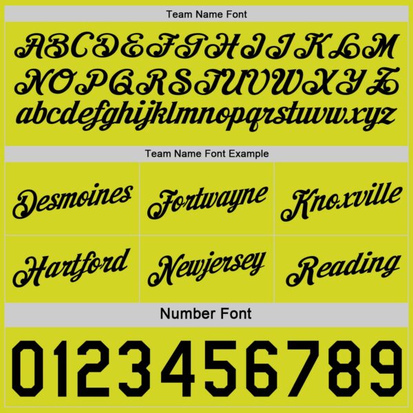 Custom Reversible Black Neon Yellow Double Side Star Sublimation Basketball Suit Jersey