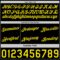 Custom Reversible Black Light Yellow Double Side Star Sublimation Basketball Suit Jersey