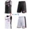 Custom Reversible Black Light Pink Double Side Star Sublimation Basketball Suit Jersey