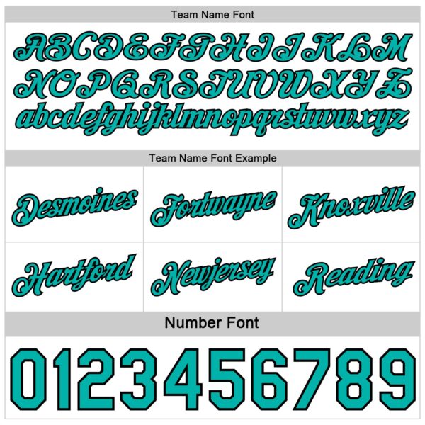 Custom Reversible Black White-Aqua Double Side Star Sublimation Basketball Suit Jersey